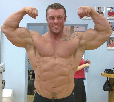 michael sidorychev double biceps