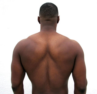 black muscle man