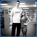 very tall man