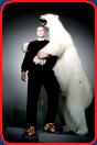giant man with polar bear
