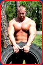strongman gigantic gary lifts tire