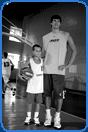 very tall basketball player