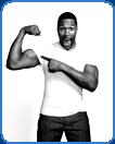 celebrity michael strahan black football player