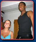 tall black young man girlfriend